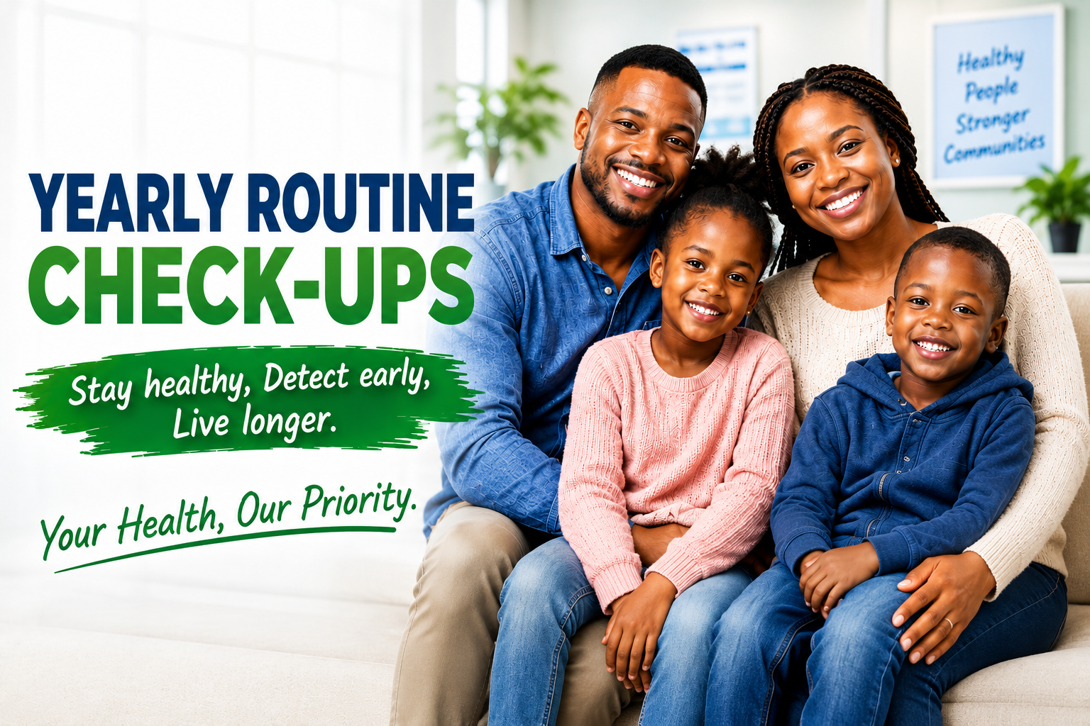 Umlazi AA Medical Centre yearly routine health check-ups and cancer screening